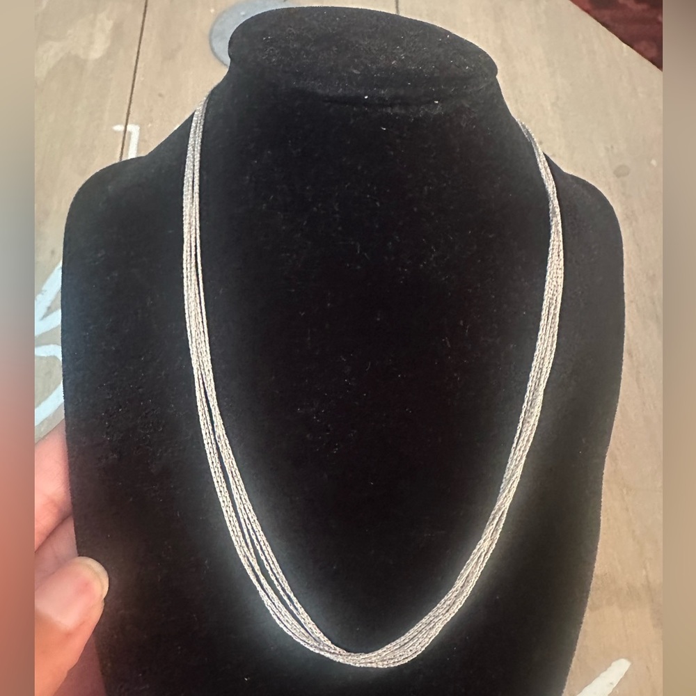 7 Layer Sterling Silver Necklace